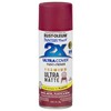 Rust-Oleum Spray Paint, Red Currant, Matte, 12 Oz 331190